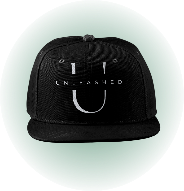 Black Unleashed Flatbill Hat