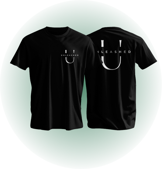 Black Unleashed Shirt - Small Logo